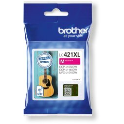 Brother LC421XLM - High Yield - magenta - original - ink cartridge