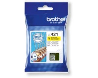 Brother inktcartridge,  200 pagina's, OEM LC-421Y, geel