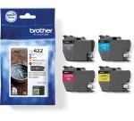 Brother ink cartridge, 550 pages, OEM LC-422VAL, 4 colors