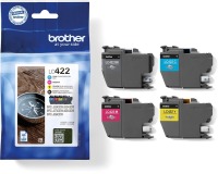 Brother ink cartridge, 550 pages, OEM LC-422VAL, 4 colors