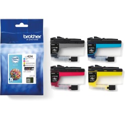 Brother inktcartridge, 750 pagina's, OEM LC-424VAL, 4 kleuren