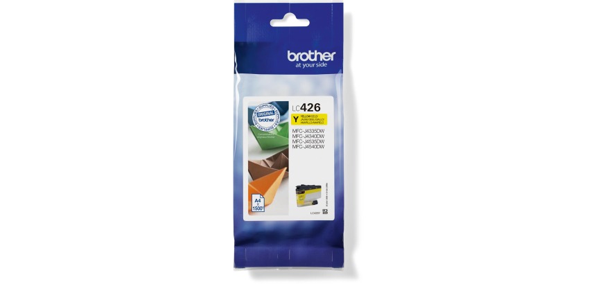 Brother cartouche d'encre, 1.500 pages, OEM LC-426Y, jaune