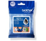 Brother cartouche d"encre, 500 pages, OEM LC-521BK, noir