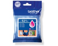 Brother LC521M Genuine Ink Cartridge - Magenta