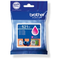 Brother LC521M Genuine Ink Cartridge - Magenta