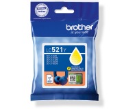 Brother LC521Y Genuine Ink Cartridge - Yellow