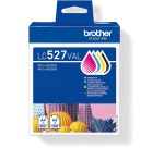 Brother cartouche d"encre, 900 - 1.300 pages, OEM LC-527VAL, 4 couleurs