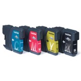 BROTHER LC-1100 ink cartridge black and tri-colour high capacity Bk: 19ml, Cl: 16ml Bk: 900, Cl: 750 pages 4-pack blister