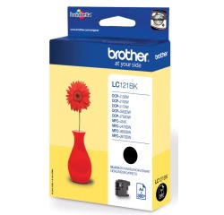 Brother LC121BK - black - original - ink cartridge