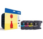 Brother LC121 Value Pack - black, yellow, cyan, magenta - original - ink cartridge