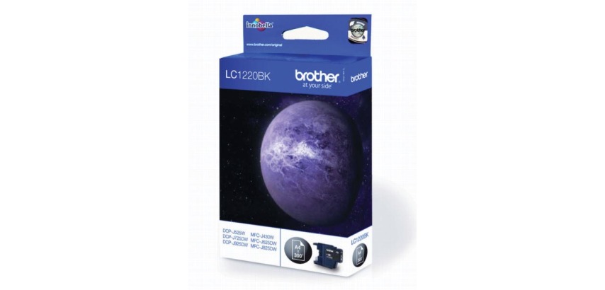 Brother LC1220BK black cartridge for inkjet printer