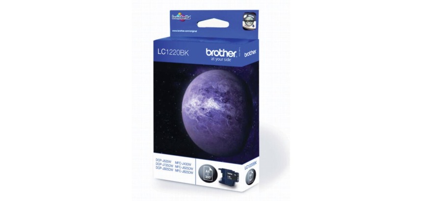 Brother inktcartridge, 300 pagina's, OEM LC-1220BK, zwart