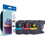 Brother inktcartridge, 600 pagina's, OEM LC-123RBWBP, 3 kleuren
