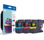 Brother inktcartridge, 600 pagina's, OEM LC-123RBWBP, 3 kleuren