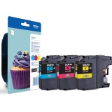 Brother inktcartridge, 600 pagina's, OEM LC-123RBWBP, 3 kleuren