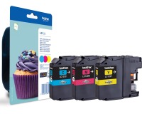 Brother LC-123 RainbowPack - yellow, cyan, magenta - original - ink cartridge