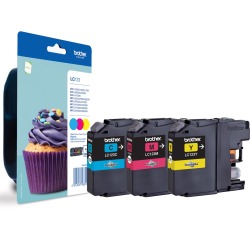 Brother LC-123 RainbowPack - yellow, cyan, magenta - original - ink cartridge