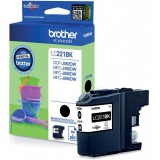 Brother inktcartridge, 260 pagina's, OEM LC-221BKBP, zwart