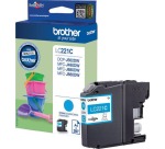 Brother LC221C - cyan - original - ink cartridge