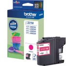 Brother inktcartridge, 260 pagina's, OEM LC-221MBP, magenta