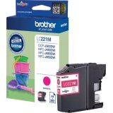 Brother cartouche d'encre, 260 pages, OEM LC-221MBP, magenta