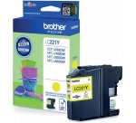 Brother inktcartridge, 260 pagina's, OEM LC-221YBP, geel