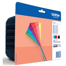 Brother inktcartridge, 600 pagina's, OEM LC-223VP, 4 kleuren