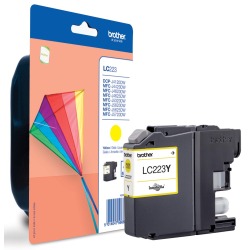 BROTHER LC-223 Tinte gelb Standardkapazität 550 Seiten 1-pack blister ohne Alarm