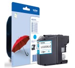 Brother cartouche d'encre, 1.200 pages, OEM LC-225XLC, cyan, sous blister