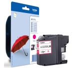 Brother inktcartridge, 1200 pagina's, OEM LC-225XLM, magenta, op blister