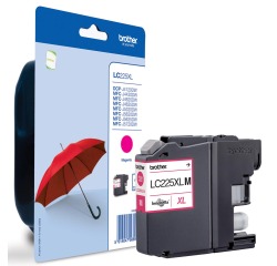 Brother cartouche d'encre, 1200 pages, OEM LC-225XLM, magenta, sous blister