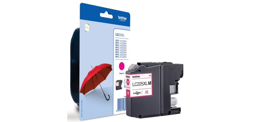 Brother LC225XLMBP - High Yield - magenta - original - ink cartridge