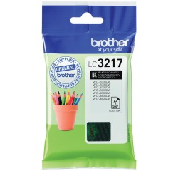 Brother inktcartridge, 550 pagina's, OEM LC-3217BK, zwart