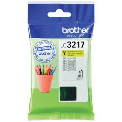 Brother inktcartridge, 550 pagina's, OEM LC-3217Y, geel