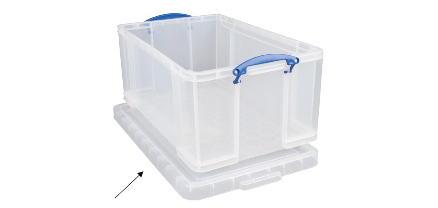Couvercle Really Useful Box  pour boîtes de rangement de 18 et 35 litres