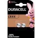 Duracell piles bouton Electronics, LR44, blister 2 pièces