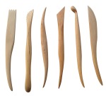Boetseerspatel, set met 6 stuks