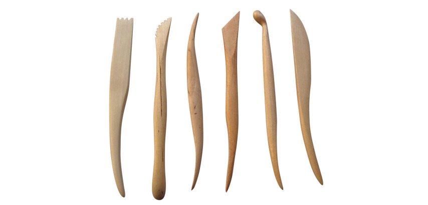 Modeling spatula, set of 6 pieces