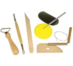 Paquet de base pour travailler l'argile, set de 6 pièces