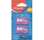 Maped lames de rechange pour MatCutter 90°, blister de 10 pièces