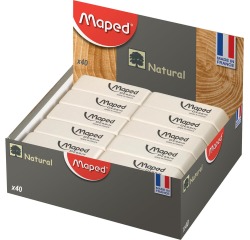 Maped Drawing Eraser Smiling Planet White