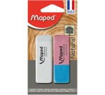 Maped Drawing Eraser & Duo-Gom Eraser, blister of 2 pieces