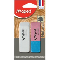 Maped gomme Dessin & gomme Duo-Gom, sous blister