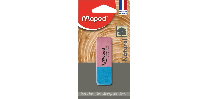 Maped Duo-Gom Eraser, large, blister pack of 1 piece