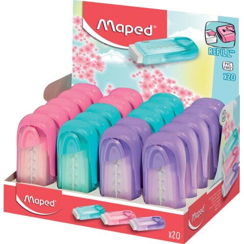 Maped gum Universal Collector, pastel kleuren