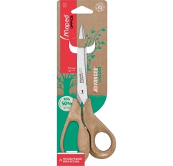 Maped Office Advanced Wood schaar, 21 cm, asymmetrisch