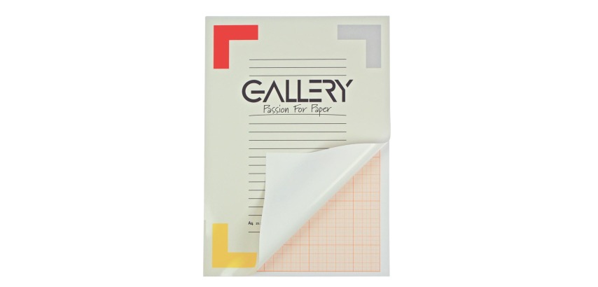 Gallery millimeterpapier, ft 21 x 29,7 cm (A4), blok van 50 vel