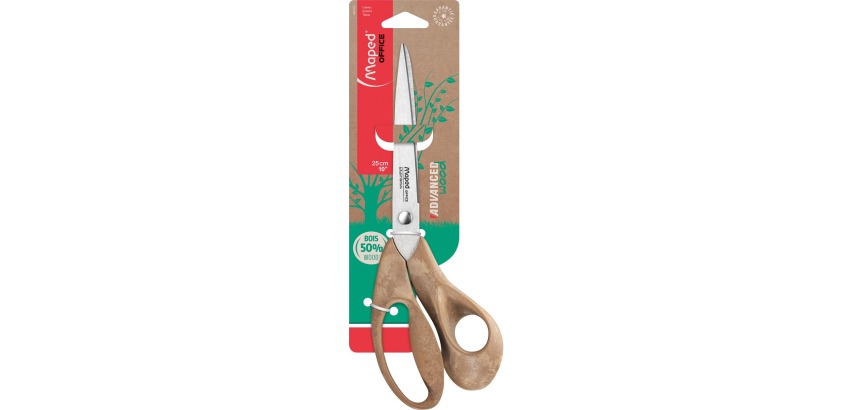 Maped Office Advanced Wood scissors, 25 cm, asymmetrical