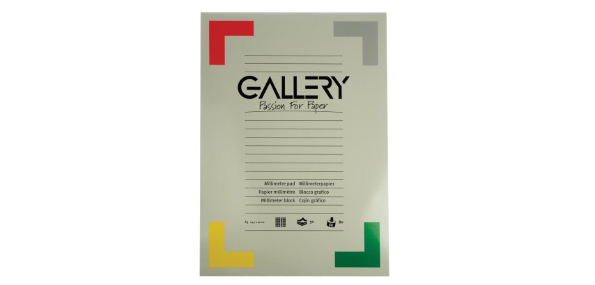Millimeter paper gallery, ft 29.7 x 42 cm (A3)