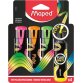 Maped Fluo'Peps Flex surligneur, assorti, boîte de 4 pièces